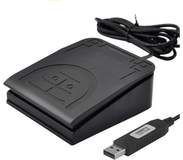 Main image of USB Programmable Foot Pedal Switch Single Pedal Mechanical Foot Controller One Key HID Keyboard Mouse Input Device with Software Configurable Macro MIDI Multimedia Game Actions and String Commands