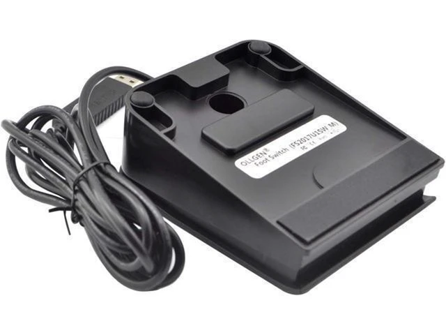 Alt view image 4 of 7 - USB Programmable Foot Pedal Switch Single Pedal Mechanical Foot Controller One Key HID Keyboard Mouse Input Device with Software Configurable Macro MIDI Multimedia Game Actions and String Commands