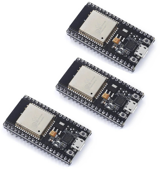 Main image of ESP32S ESP32 38P Development Board 2.4GHz Dual-Core WiFi Bluetooth Microcontroller WLAN 802.11bgn Bluetooth Classic LE Reset Boot Buttons AP/STA/AP+STA Modes 3PCS