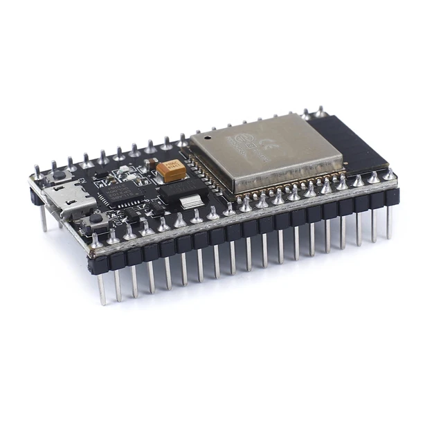 Alt view image 3 of 7 - ESP32S ESP32 38P Development Board 2.4GHz Dual-Core WiFi Bluetooth Microcontroller WLAN 802.11bgn Bluetooth Classic LE Reset Boot Buttons AP/STA/AP+STA Modes 3PCS