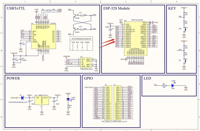 Alt view image 7 of 7 - ESP32S ESP32 38P Development Board 2.4GHz Dual-Core WiFi Bluetooth Microcontroller WLAN 802.11bgn Bluetooth Classic LE Reset Boot Buttons AP/STA/AP+STA Modes 3PCS