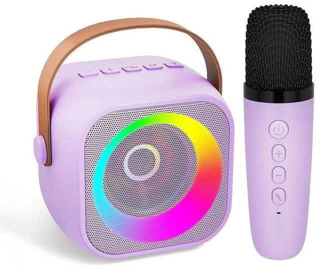 Main image of K29 Portable Karaoke Microphone Speaker 2-in-1 Wireless Bluetooth 5.3 Singing Machine with 5W Speaker 1200mAh Rechargeable Battery Type-C Charging 5 Sound Effects for Home KTV Parties