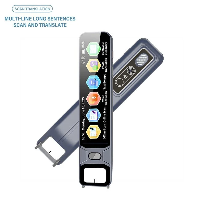 Main image of S08 AI Voice Translator Pen 134-Language Translation Device with ChatGPT Integration Offline Text and Speech Translation 22-Language Transcription HD Recording for Learning and Travel