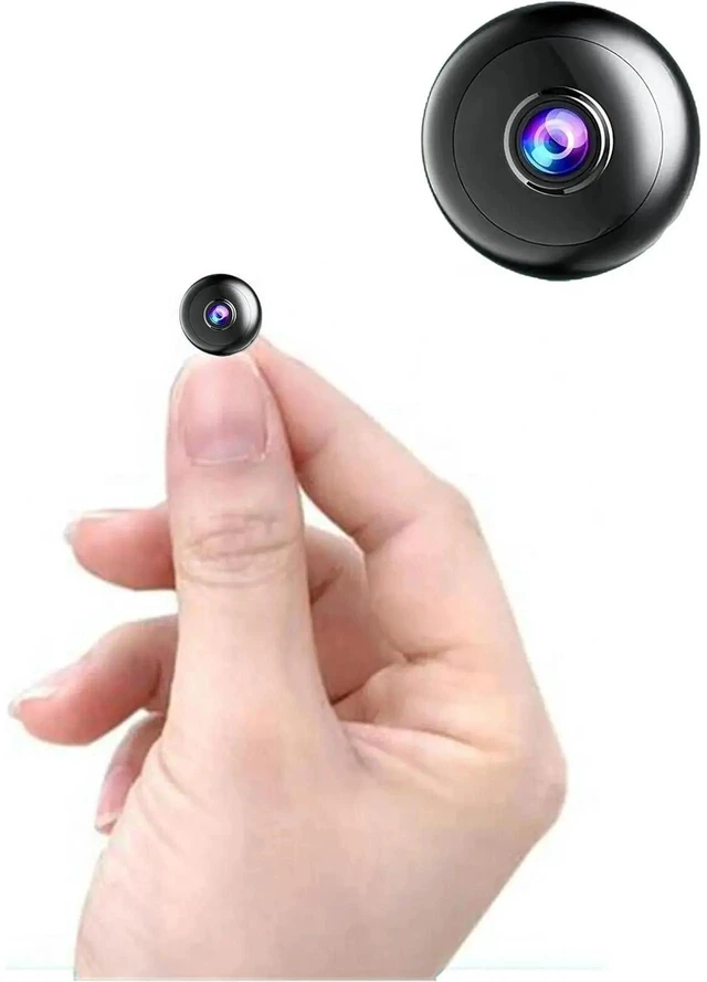 Main image of Mini Hidden Camera 0.9 Inch Wireless Security Camera with Audio Video Recording Night Vision Motion Detection Rechargeable Battery USB-C Charging Portable Indoor Outdoor Home Baby Monitor