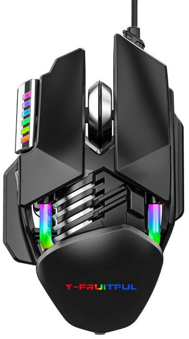 Main image of M7 Gaming Mouse Wired RGB Computer Mouse with 6 Programmable Buttons 1000Hz Polling Rate 12800 DPI Macro Support Mechanical Switches Ergonomic Design for PC Office & Gaming