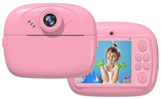 Main image of Kids Instant Print Camera 48MP HD Dual Lens Digital Camera with Thermal Printer 3-Second Photo Printing Portable Camera with Timed Photography 4-Block Hit Volume Control Gift for Ages 3-12
