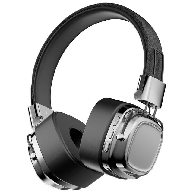 Alt view image 6 of 7 - CR-8 Wireless Bluetooth Headset 5.3 Over-Ear Headphones with 40mm Drivers Heavy Bass Audio 15-Hour Playback Type-C Fast Charging American Retro Design for Phone & PC
