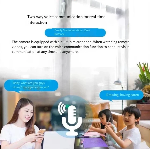 Alt view image 4 of 4 - V380 Pro Wireless Security Camera HD WiFi Commercial Monitoring Camera with Mobile Remote Access Night Vision Motion Detection and Magnetic Suction Mount for Baby Pet and Elderly Monitoring