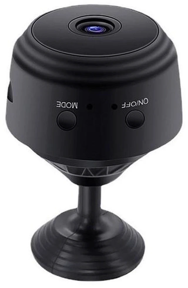 Alt view image 7 of 12 - A9 Black Magnetic WiFi Indoor Security Camera 720P, Mobile Remote, Smart Home, Pet Monitor, iOS Compatible