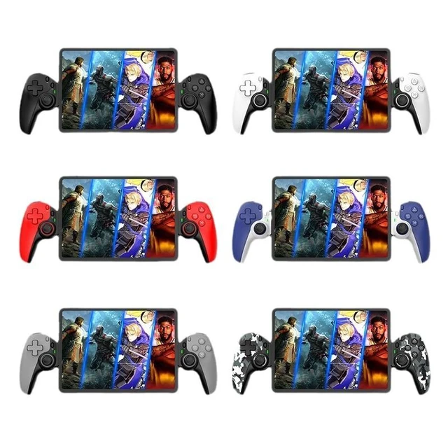 Alt view image 5 of 5 - D9 Telescopic Mobile Game Controller Hall Effect Joysticks and Triggers 6-Axis Gyro Gamepad 2 Macro Back Buttons Bluetooth 5.2 MFi Certified Turbo Function For iOS/Android/PC/Switch