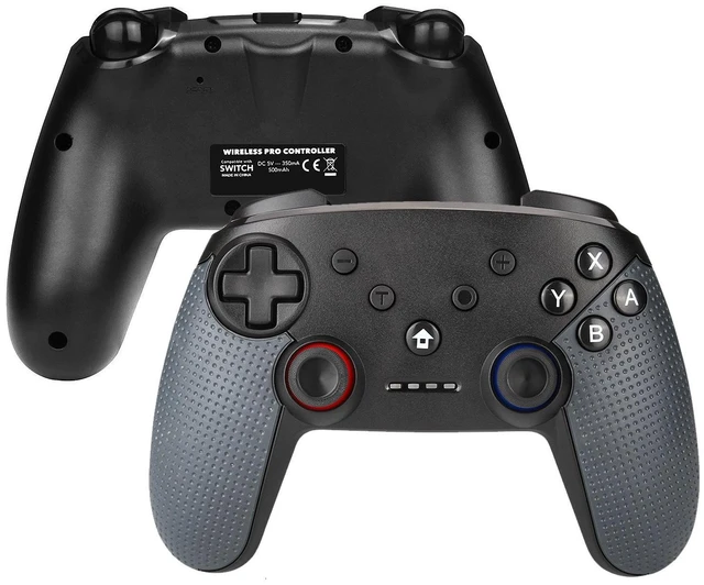 Main image of Wireless Bluetooth Game Controller 6-Axis Gyroscope Motion Controller with Dual Vibration Turbo Function 500mAh 15-20H Battery Type-C Charging For Switch & PC X-Input/D-Input