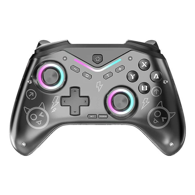 Main image of CM619 Magnetic Hall Effect Game Controller with Swappable Faceplates 1000Hz Polling 1ms Response Bluetooth 5.0/2.4G/Wired RGB Lighting 600mAh Battery 6-Axis Gyro