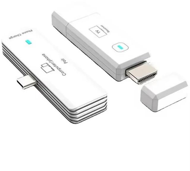 Main image of Type-C Wireless HDMI Transmitter Receiver Kit - Type-C to HDMI Display Adapter Set - 1080P@60Hz 50m 5.8GHz Screen Mirroring - Plug & Play - Compatible with iPhone/iPad/Windows