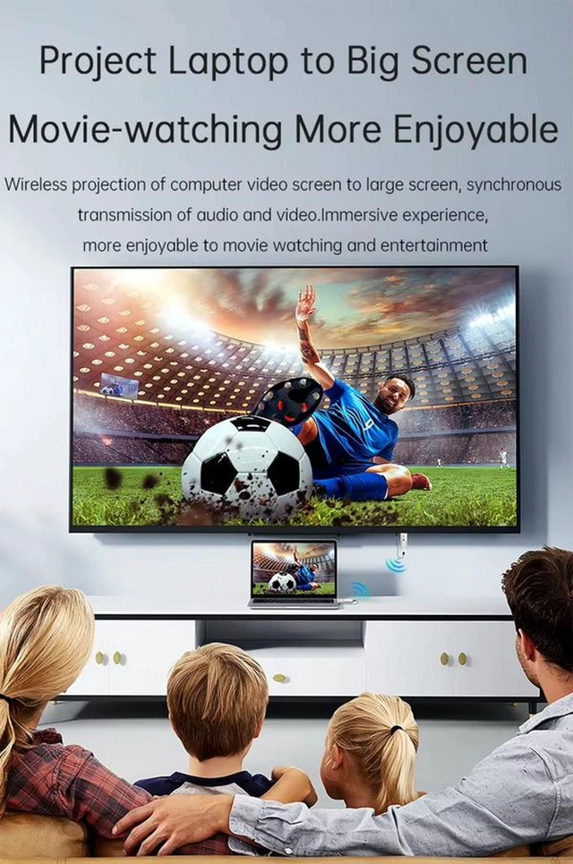 Alt view image 2 of 7 - Wireless HDMI Extender Kit HDMI Transmitter and Receiver Set Cable-Free Video Transmission System 1Tx+1Rx Expandable to 1Tx+2Rx 1080P 60m Range Dual-Band 2.4G/5.8G for Home Entertainment