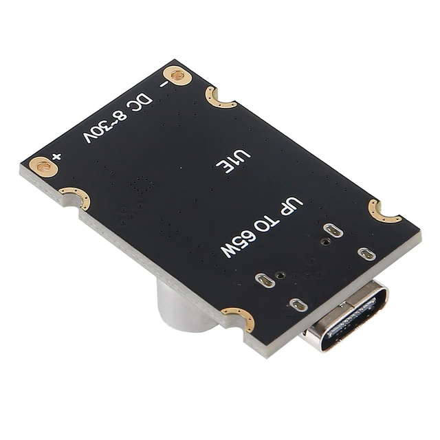 Alt view image 6 of 6 - 65W PD Fast Charging Module Type-C USB Interface Power Delivery Charger Board PD3.1 PPS QC3.0 SCP DC 8-30V Input 3.3-21V Auto Output 20V 3.25A Max Protection Circuit 3PCS