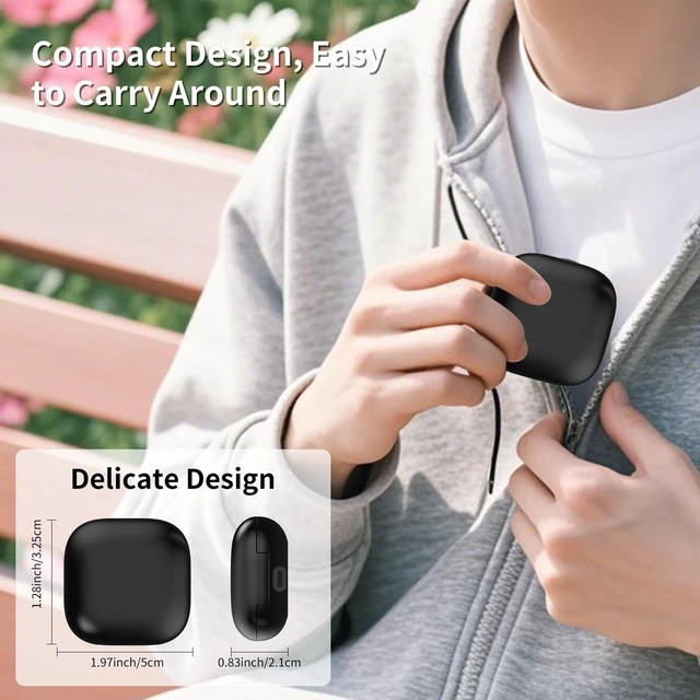 Alt view image 7 of 7 - USB-C Wireless Earbud Charging Case Replacement 680mAh Battery Bluetooth Pairing Hard Shell Charging Case 2 Hour Case Recharge 30 Minute Earbud Recharge No Earbuds Included