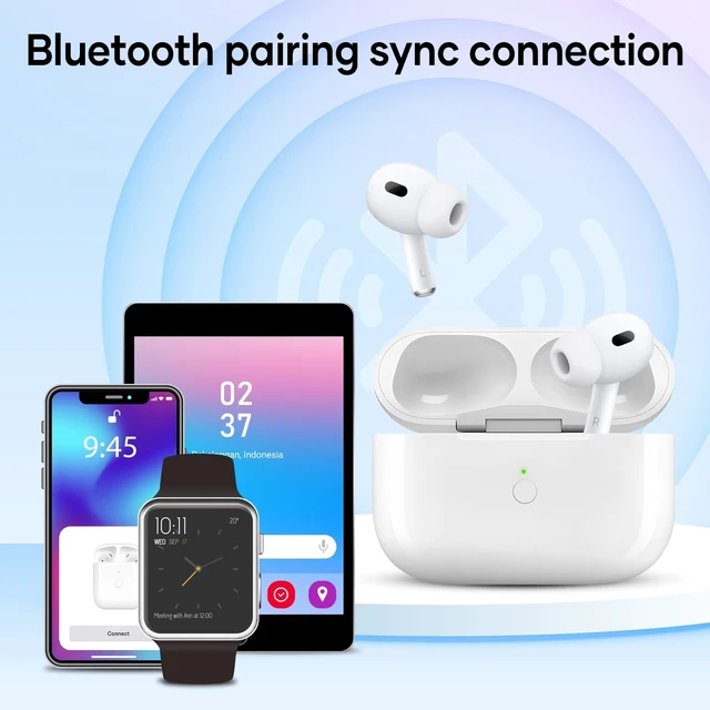 Alt view image 6 of 7 - Replacement Wireless Earbud Charging Case Bluetooth Pairing Case with Sync Button Wireless and Type-C Wired Charging Port Built-In Battery Up to 30 Hours Charging Time No Earbuds