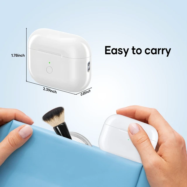 Alt view image 5 of 7 - Replacement Wireless Earbud Charging Case Bluetooth Pairing Case with Sync Button Wireless and Type-C Wired Charging Port Built-In Battery Up to 30 Hours Charging Time No Earbuds