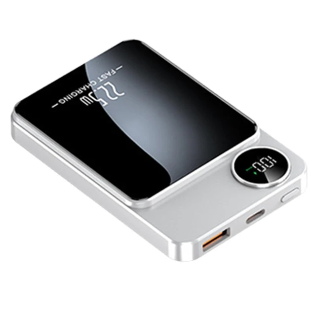 Alt view image 5 of 7 - 20000mAh Magnetic Wireless Charging Pad 20W PD3.0 Portable Power Bank Charger Multi-Device Charging Dock and Phone Earbuds Smart Watch Charging Hub for Desk Home Office Travel