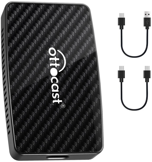 Alt view image 6 of 10 - OTTOCAST Play2Video Pro- Wireless CarPlay Android Auto Adapter Built-in 4 Video Apps, Magic CarPlay Car Video AI Box Support Netflix, YouTube, IPTV, Prime Video, Spotify for Wired CarPlay Cars