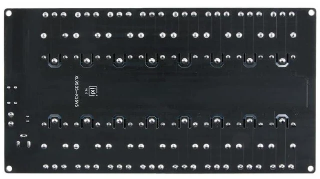 Alt view image 4 of 5 - XL9535-K16V5 16-Channel 5V Relay Module IIC Relay Control Board with Optocoupler Isolation 10A Resistive Load Relay Driver 0-220V Control Expandable 16-Channel Interface SCL SDA