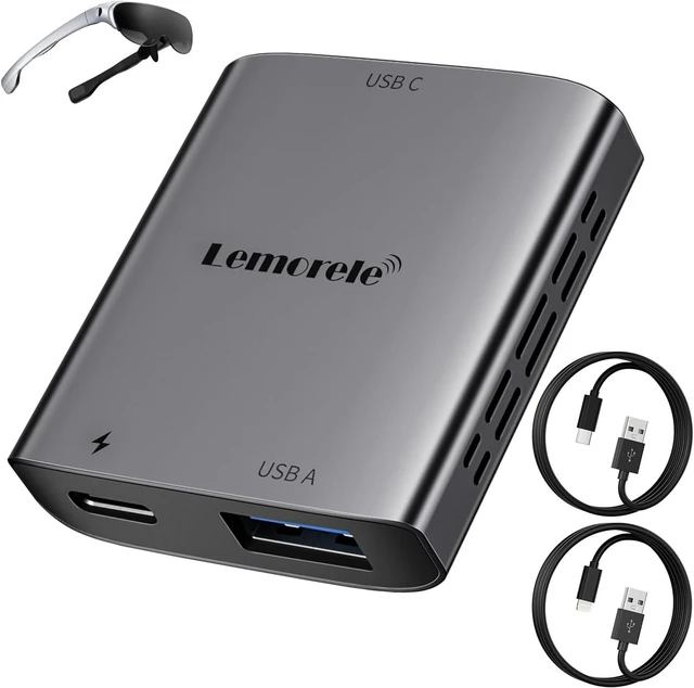 Main image of Lightning to USB-C Adapter Lightning Video Converter USB-C AR Glasses Adapter 1080p Video Output 720p Backward Compatibility Plug and Play Aluminum Casing For iPhone 14/13/12/11 and iPad