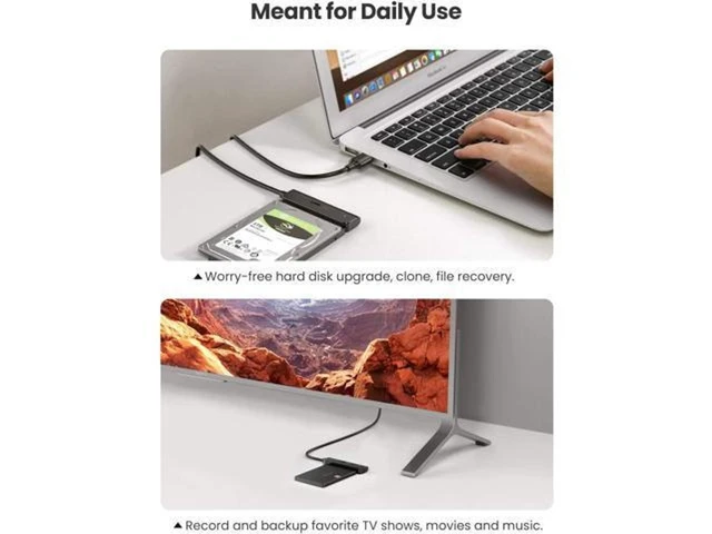 Alt view image 4 of 7 - USB 3.0 to SATA III Adapter Cable 2.5 inch HDD SSD Hard Drive Converter 5Gbps UASP Data Transfer Plug and Play SATA to USB Adapter for PS5/PS4 Pro/PS4/PS3 Xbox One/360 Mac OS and Linux
