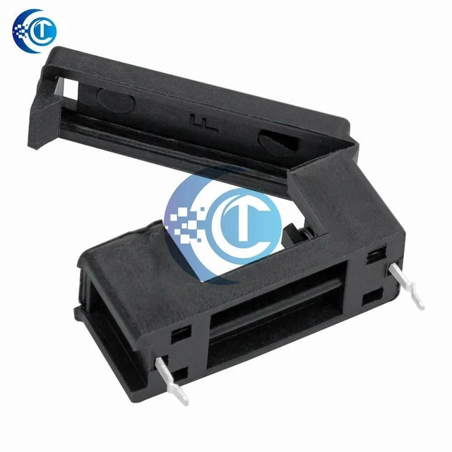 Alt view image 2 of 3 - BLX-A Panel Mount Fuse Holder 5x20mm Fuse Socket 5x20mm Glass Fuse Tube Seat with Protective Cover Electrical Circuit Protection Base for Power Supplies and DIY Projects 10PCS