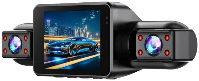 Main image of 4-Channel 360° Panoramic Dash Cam Front Left Right Rear Car Camera DVR 1080P HD Quad Recording Voice Control Sentry Mode Parking Monitor WiFi Phone App Connectivity Anti-Scratch Car Security