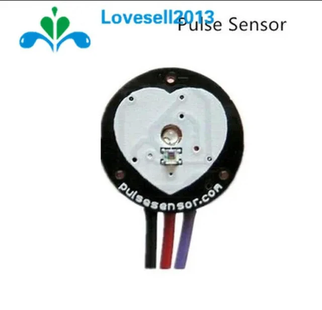 Alt view image 6 of 6 - Pulse Sensor Biosensor Module Board Heart Rate Sensor Module Heartbeat Pulse Detector Board Pulse Detection Sensor Heart Rate Monitoring Module DIY Pulse Sensor Kit