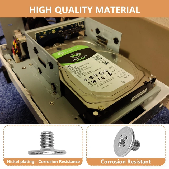 Alt view image 3 of 6 - M.2 SSD Screws Kit PCIe NVMe M2 x 2.5mm Mounting Screws Stainless Steel M.2 Drive Fasteners SSD Mounting Hardware Magnetic Screwdriver Included 100Pcs