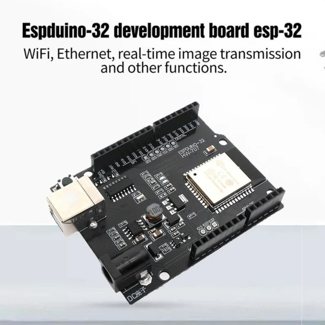 Main image of ESPDUINO-32 Wireless Development Board Picture Transmission and Reception Module Wireless Image Communication Hardware High-Tech Development Module Black