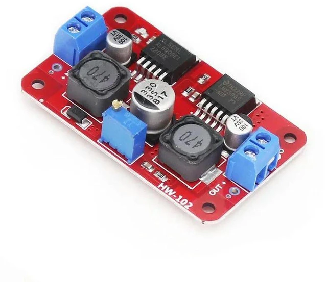 Alt view image 2 of 3 - XL6009 & LM2596S DC-DC Boost Buck Converter Module Adjustable Step Up Step Down Voltage Regulator Board 1.25V-26V Input 3.5V-28V Output 3A for Battery Power Conversion and Electronic DIY