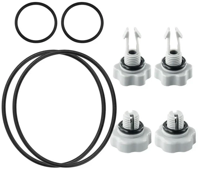 Main image of 25004/2500 Pool Filter Pump Seal Kit Rubber O-Ring Gasket Replacement Seals Water-Resistant Pump Joint Repair Accessory Compatible with Intex 2500 GPH Swimming Pool Filter Pump