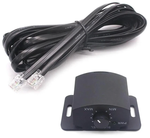 Main image of 6Pin Bass Control Knob Remote Replacement Subwoofer Volume Adjustment Remote Controller Amplifier Bass Adjustment Control Speaker Volume Knob Replacement for Amplifiers and Speakers