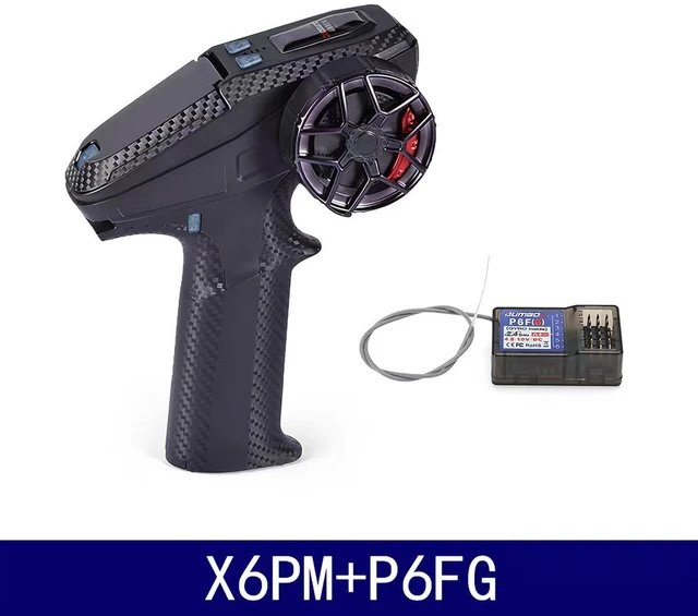 Main image of X6PM-350 2.4GHz 6CH RC Transmitter with P6FG Gyro Receiver Mini Radio Controller and Remote Control System Low Voltage Alarm Fail-Safe Mixed Control for RC Cars Boats and Tanks