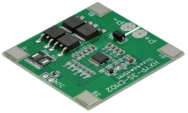 Alt view image 3 of 3 - 3S Lithium BMS Protection Board 12V 12.6V 14A Module Overcharge Over-discharge Overcurrent Short Circuit Safety Protection Circuit for Li-ion Battery Pack Assembly Electric Sprayer and LED Light