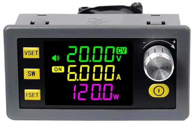 Alt view image 3 of 3 - SK120 CNC Adjustable DCDC Buck Boost Power Supply Module Step-Up Step-Down Voltage Regulator Constant Voltage Constant Current Controller for Solar Battery Charging and Laboratory Power Testing