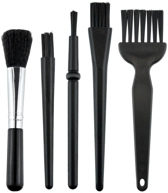 Main image of Mini Keyboard Cleaning Brush Set 5 Different Types of Anti-Static Brushes Nylon Bristle Crevice Cleaning Kit with PP Handles for Keyboards Vents Circuit Boards and Small Spaces 5 PCS