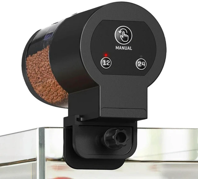 Alt view image 8 of 14 - Auto Fish Tank Feeder Large Capacity Aquarium Fish Food Dispenser 100Ml Aquarium Goldfish Feeder for Aquarium and Turtle Tank