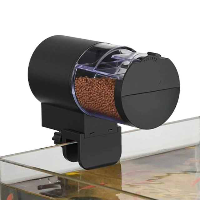 Alt view image 13 of 14 - Auto Fish Tank Feeder Large Capacity Aquarium Fish Food Dispenser 100Ml Aquarium Goldfish Feeder for Aquarium and Turtle Tank