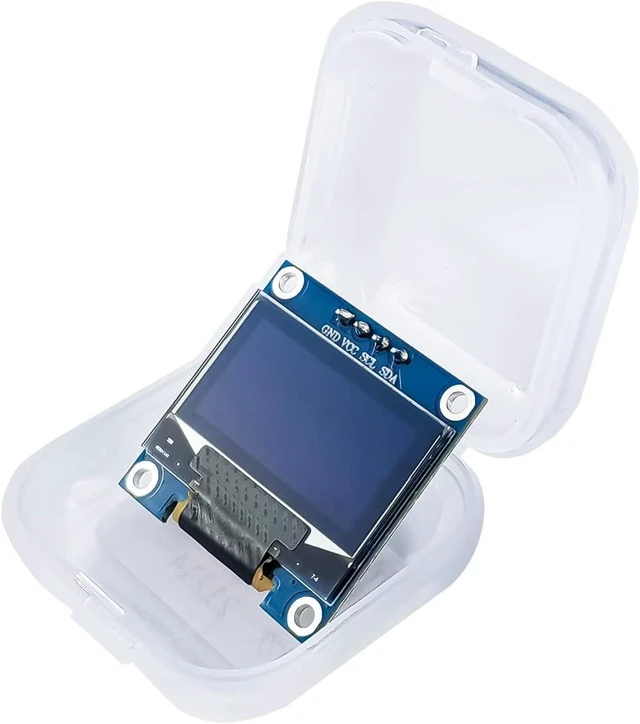 Alt view image 7 of 7 - 0.96-inch OLED Display Module SSD1306 128x64 Pixel I2C/IIC Screen Board Mini Self-Luminous Display 3.3V-5V DC >160° Viewing Angle For Raspberry Pi White 5 pcs