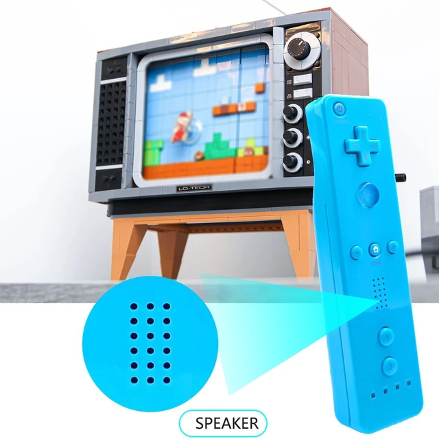 Alt view image 7 of 7 - Wireless Wii Remote Controllers with Bluetooth Connectivity Silicone Cases and Wrist Straps AA Battery Support Docking Station Charging 8 m Wireless Reception For Wii/Wii U Pink and Blue 2-Pack