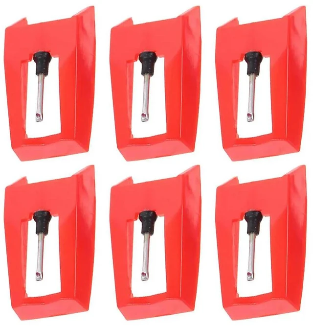Main image of Phonograph Stylus Needle Replacement for Vinyl Record Player Turntable Needle Pickup Accessory Phonograph Turntable Pickup Replacement Stylus Pickup 6Pcs