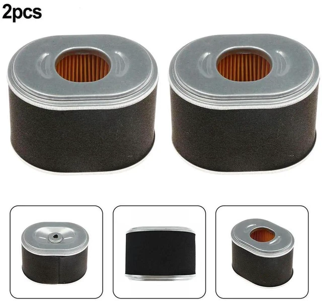 Alt view image 2 of 3 - Air Filter Elements 102X65X58mm Replacement Engine Air Filters Garden Gasoline Power Tool Maintenance Parts for Grass Trimmer Lawn Mower & Weed Eater Easy Install 2Pcs