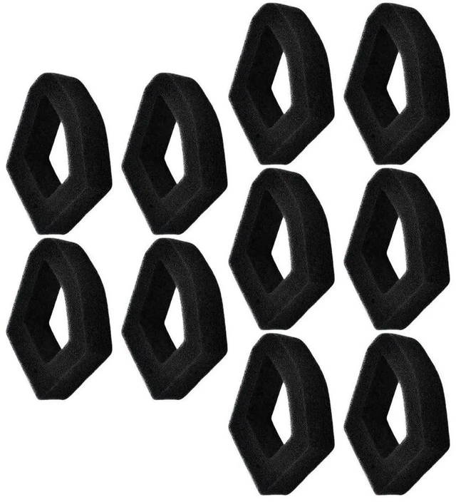 Alt view image 3 of 3 - Foam Air Filter Replacements 17211Z0Z000 Lawn Mower Engine Air Cleaner Filters Porous Foam Dust and Debris Filters For GX35/140 4Stroke Lawn Mowers 10Pack