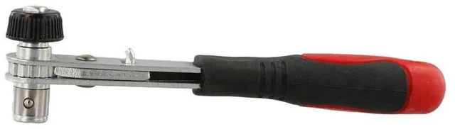 Main image of Forward Reverse Adjustable Bit Holder Wrench Socket Adapter and QuickChange Screwdriver Tool Accessory for Standard Screwdriver Bits Manual or Power Screwdriver Attachment for Home Repair and DIY