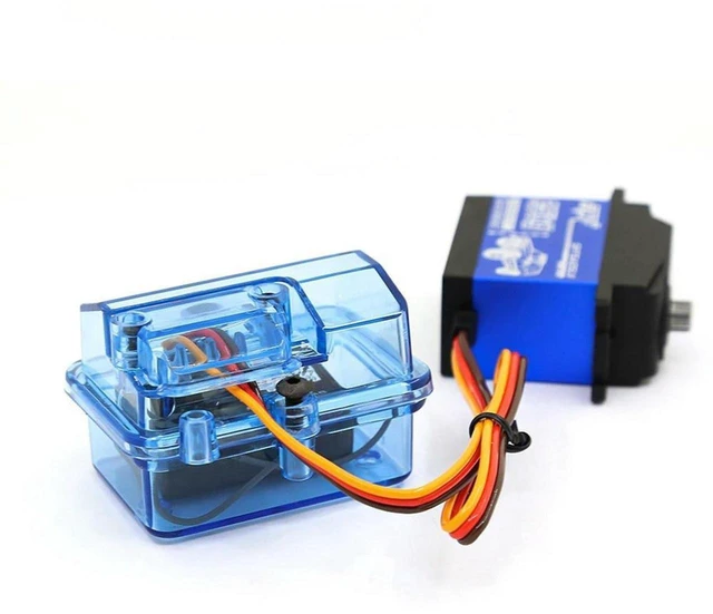 Main image of Waterproof RC Car Receiver Box Plastic Receiver Housing Case Electronic Equipment Storage Enclosure Splash-Proof Upgrade Parts for Off-Road Vehicle Modification Blue 2 Pack