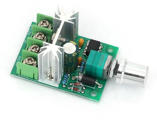 Alt view image 2 of 3 - PWM DC Motor Speed Controller Module 6V-12V 6A Adjustable Voltage Regulator Board with ON/OFF Switch DC Motor Speed Control for Small Motors Fan Control DIY Electronics & Automation