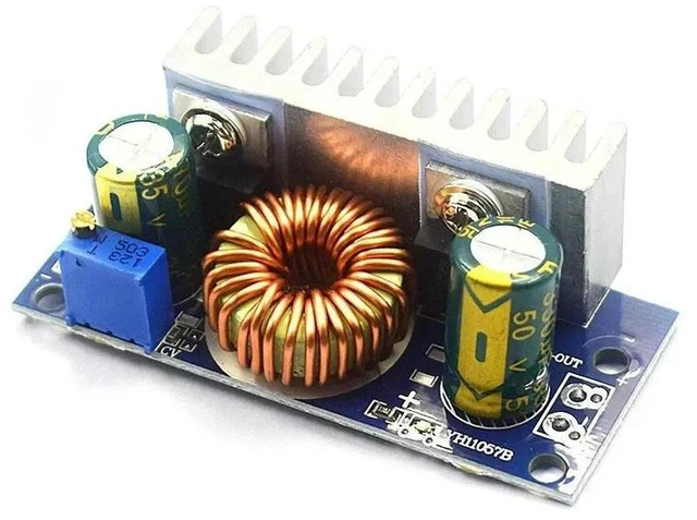 Main image of High Power Boost Converter Module Adjustable Step Up Power Supply Board with Heat Sink Wide Input Voltage Variable DC Output Overcurrent Overheat and Overvoltage Protection for Industrial Equipment